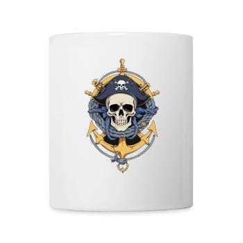 Pirate Flags Skull Jolly Roger Pirate Costume - Mug - white - Front