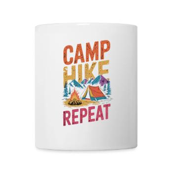 Camp Hike Climber Camping Mountain Camper Hiker - Mug - white - Front