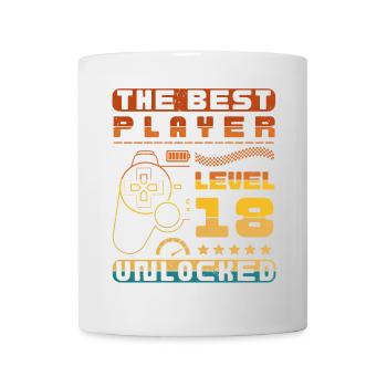 THE BEST PLAYER LEVEL 18 UNLOCKED - Mug - white - Front