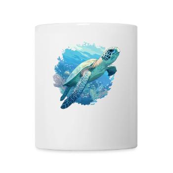 Tortue de mer Meeresschildkröten Meeresschildkröte - Mug blanc - blanc - Devant