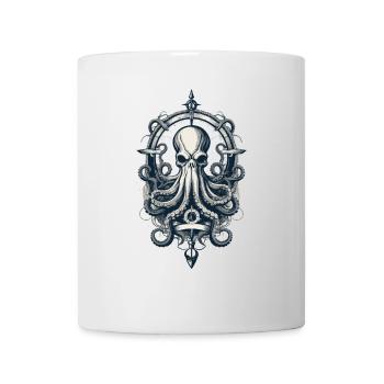 Octopus Sea Monster Hobby Pêcheur Marin - Mug blanc - blanc - Devant