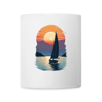 Sunset by the Sea Sailing Adventure - Mug - white - Front