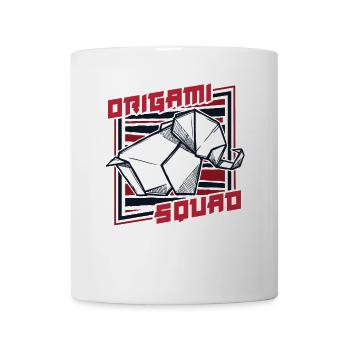 Origami Squad Pliant Hibou Papier Grue Maître - Mug blanc - blanc - Devant
