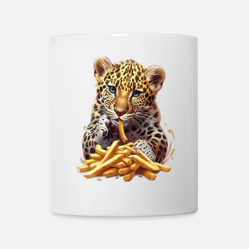 Leopard - Tasse - Weiß