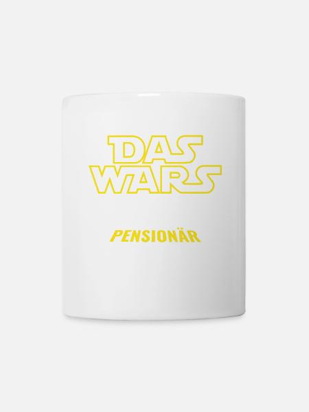 Pension - Das wars - Glücklicher Pensionär ich bin - Tasse - Weiß