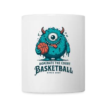 Imprimé monstre de basket-ball unique - Mug blanc - blanc - Devant