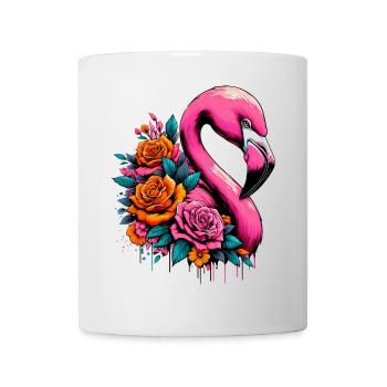 Flamant - Mug blanc - blanc - Devant