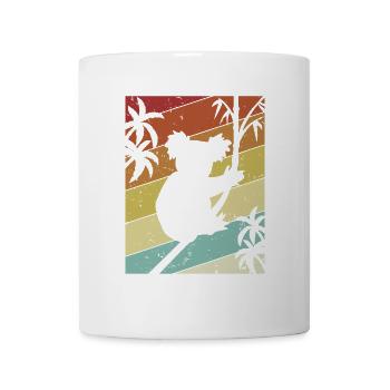 Rétro Koalabear Eucalyptus Phascolarctos Cinereus - Mug blanc - blanc - Devant