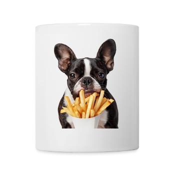 Boston Terrier - Tasse - Weiß - Vorne