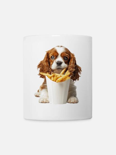 Cavalier King Spaniel - Tasse - Weiß