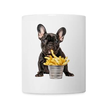 Bouledogue français - Mug blanc - blanc - Devant