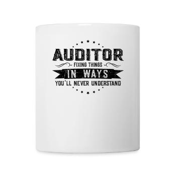 Auditor Colleagues Gift Profession Saying - Mug - white - Front