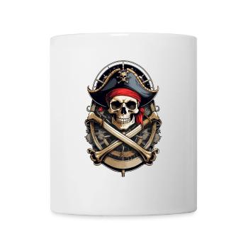 Pirate Flags Skull Jolly Roger Pirate Costume - Mug - white - Front