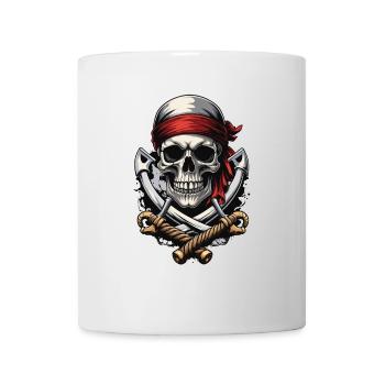 Pirate Flags Skull Jolly Roger Pirate Costume - Mug - white - Front