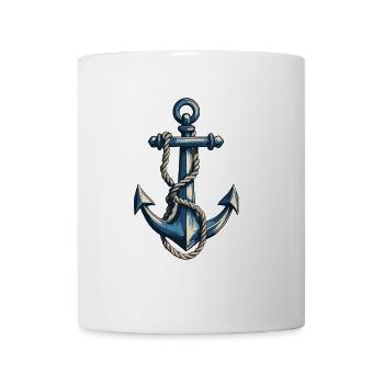Ancre Vintage Design Hobby Pêcheur Marin - Mug blanc - blanc - Devant
