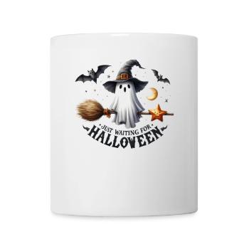 Look de partenaire d’Halloween en attente de conception d’Halloween - Mug blanc - blanc - Devant
