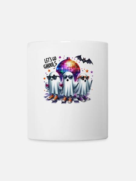 Halloween Partnerlook Let’s Go Ghouls Design - Tasse - Weiß