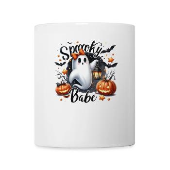 Partenaire d’Halloween Look Spooky Babe Ghost - Mug blanc - blanc - Devant