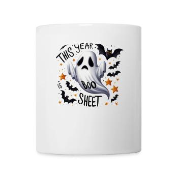 Halloween Partnerlook Boo Sheet Design - Mug blanc - blanc - Devant