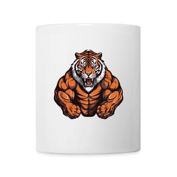 Gymnase d’entraînement Tiger Muscles - Mug blanc - blanc - Devant