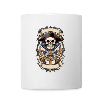 Pirate Flags Skull Jolly Roger Pirate Costume - Mug - white - Front