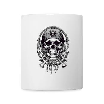 Pirate Flags Skull Jolly Roger Pirate Costume - Mug - white - Front