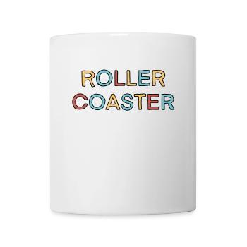 Achterbahn - Tasse - Weiß - Vorne