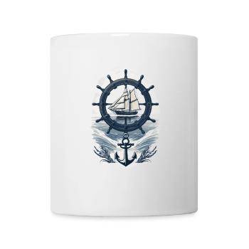 Maritime Adventure Sailing Ship - Mug - white - Front