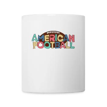 Football américain - Mug blanc - blanc - Devant