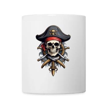 Pirate Flags Skull Jolly Roger Pirate Costume - Mug - white - Front