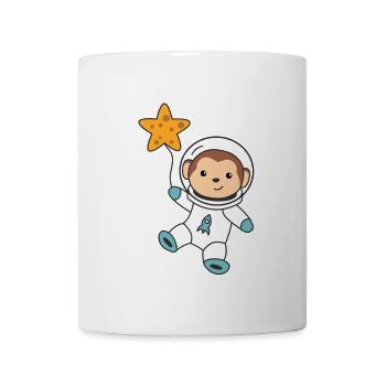 Cute Space Monkey Astronauts Universe - Mug - white - Front