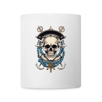 Pirate Costume Design Pirate Flag Jolly Roger - Mug - white - Front