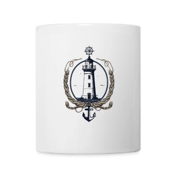 Lighthouse Hobby Fisherman Sailor Vintage Style - Mug - white - Front