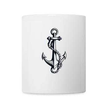 Vintage Anchor Design Hobby Fisherman Seafarer - Mug - white - Front