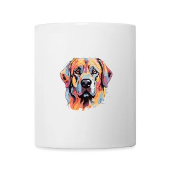 Kangal Hund Kopf Porträt Pop Art - Tasse - Weiß - Vorne