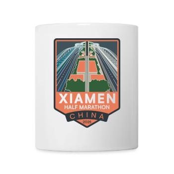 Xiamen Halbmarathon - 2025 - China - Tasse - Weiß - Vorne