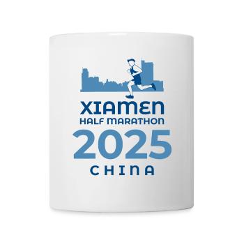 Semi-marathon de Xiamen - 2025 - Chine - Mug blanc - blanc - Devant