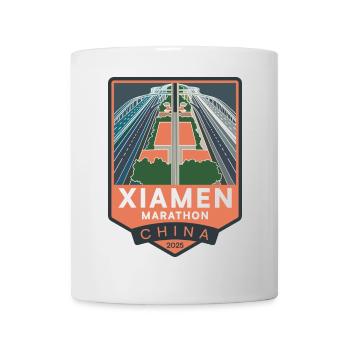 Marathon de Xiamen - 2025 - Chine - Mug blanc - blanc - Devant