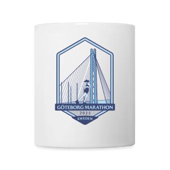 Marathon de Göteborg - 2025 - Suède - Mug blanc - blanc - Devant