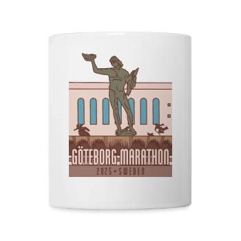Marathon de Göteborg - 2025 - Suède - Mug blanc - blanc - Devant