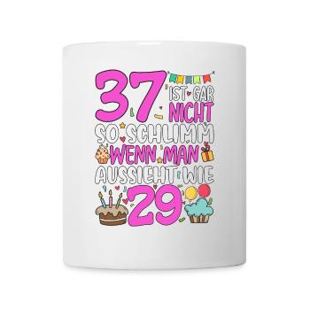 37 isn't so bad - Mug - white - Front