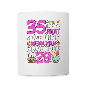 35 isn't so bad - Mug - white - Front