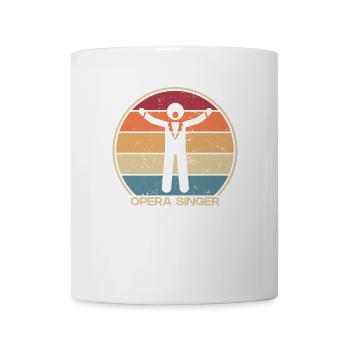 Retro Opera Singer Opera House Vocalist Lover - Mug - white - Front