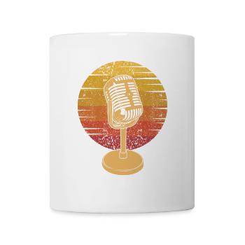 Rétro Opéra Ténor Chanteur Chanteur Amant - Mug blanc - blanc - Devant