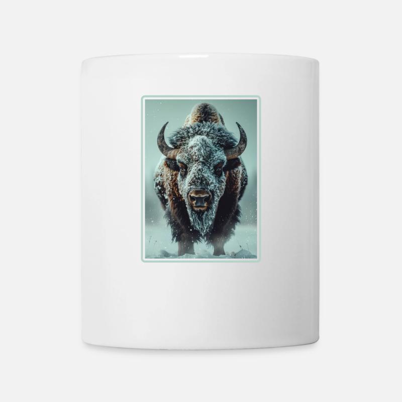 Bisons Bison - Tasse - Weiß