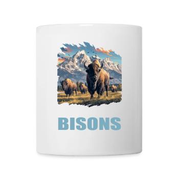 Bisons Bison - Mug - white - Front
