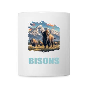 Bisons Bison - Mug - white - Front