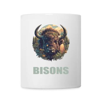 Bisons Bison - Mug - white - Front