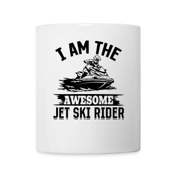 Funny Jetski Jetskiing - I am the awesome jet ski - Tasse - Weiß - Vorne