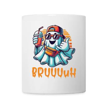 Ghost With Style Bruh Instead Of Boo - Mug - white - Front